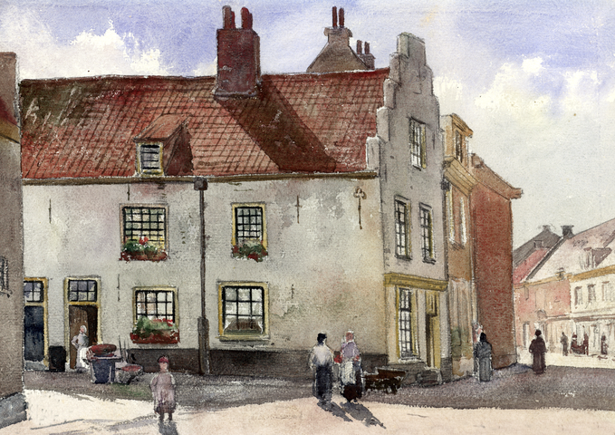 215 View in the Lange Rietsteeg in Utrecht