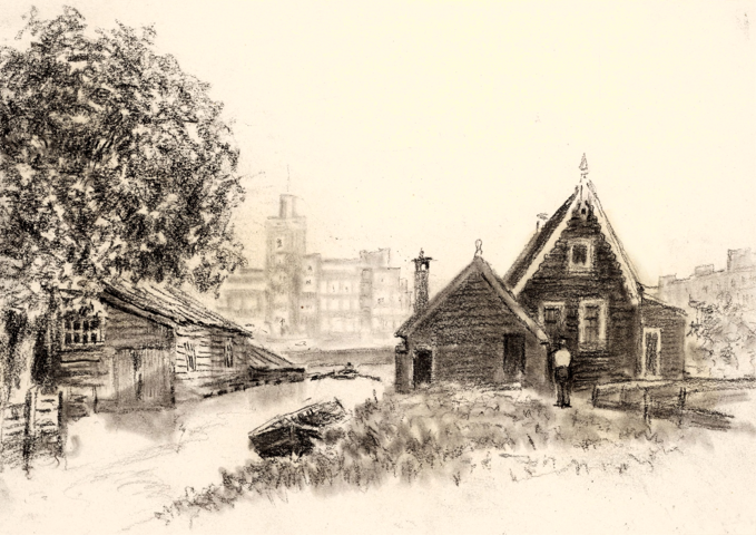 250 Admiralengracht. Viewed in a westerly direction