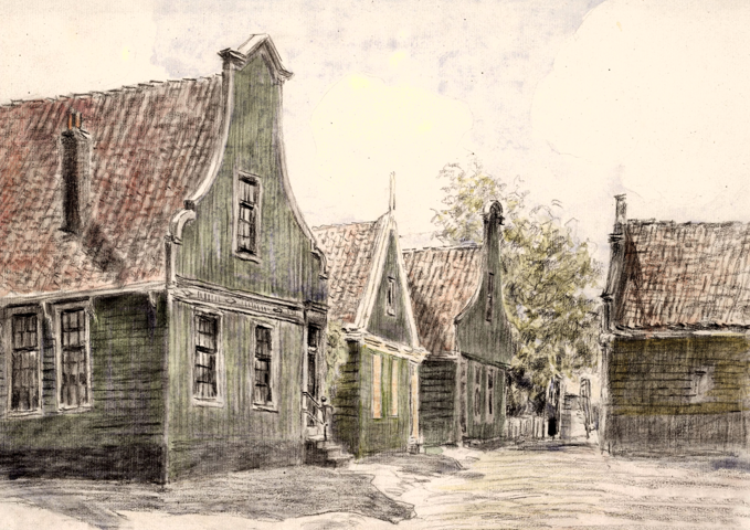 258 Nieuwendam - Kerkepad, seen in a southerly direction