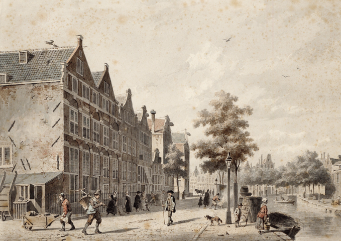 324 Maagdenhuis on the Spui, seen towards the Singel